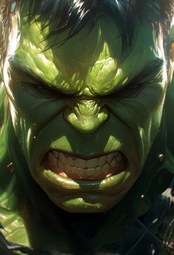Hulk 13x19 fine art print - 15",